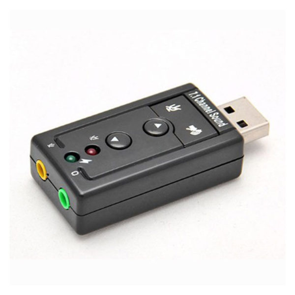 External USB To 7.1 Sound Card Gold Touch
