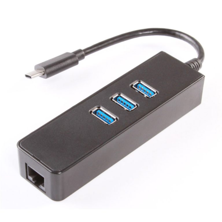 Usb3 1 to lan gigabit adapter hub 3ports gold touch