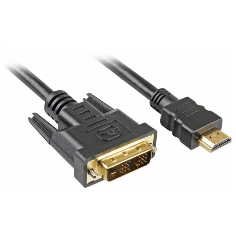 DVI To HDMI Cable 3m Gold Touch