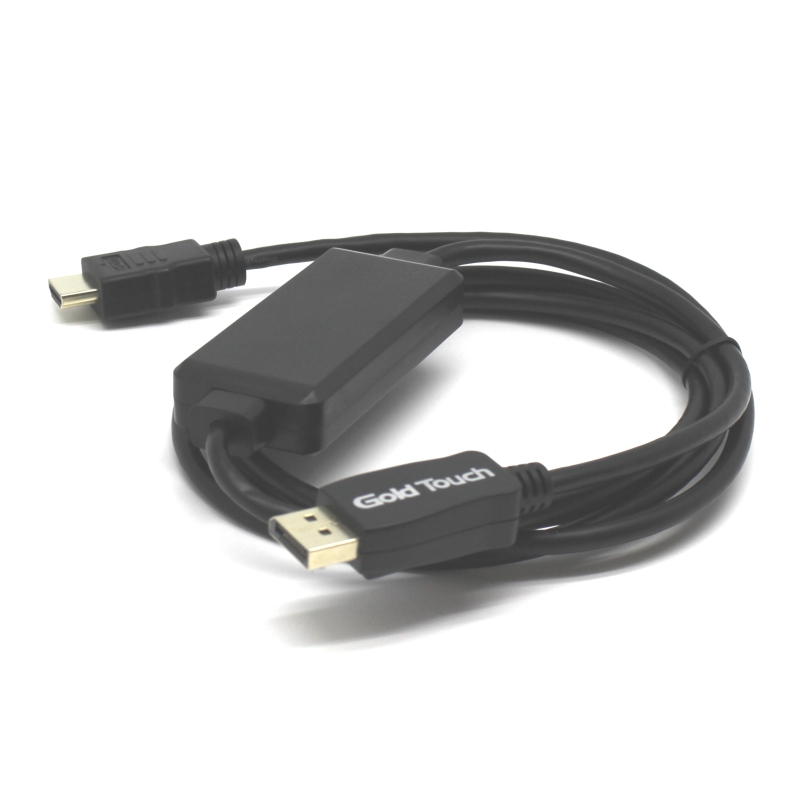HDMI To DP Cable 1 8m Gold Touch