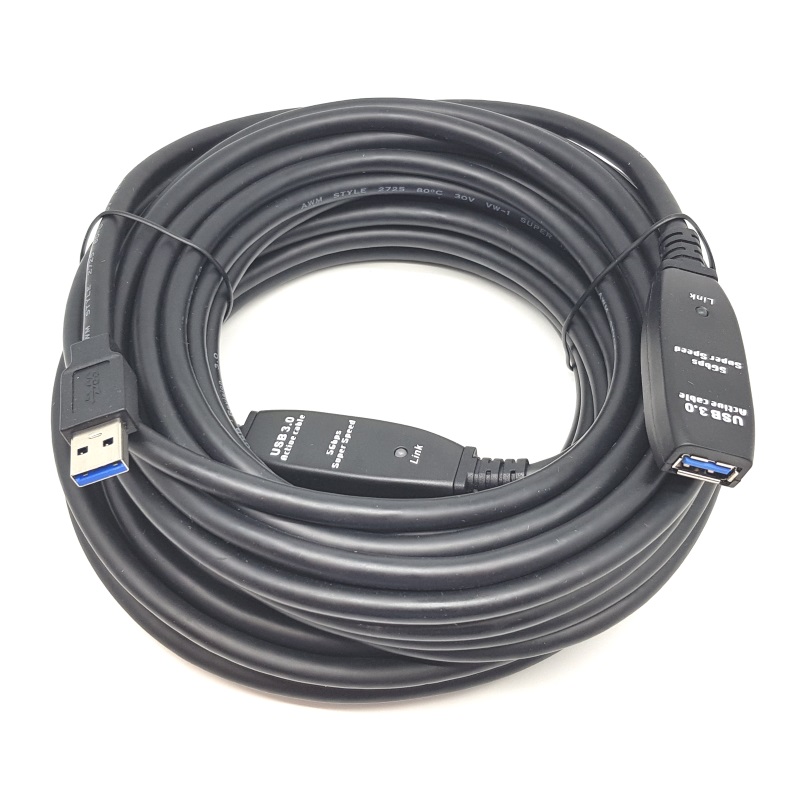 USB3 0 Active Extension Cable 15m Gold Touch